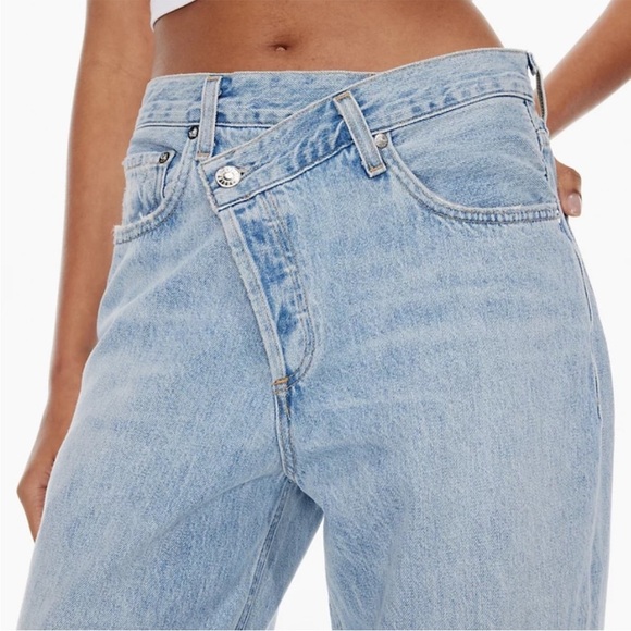 AGOLDE Criss Cross Denim Jeans - Picture 2 of 15